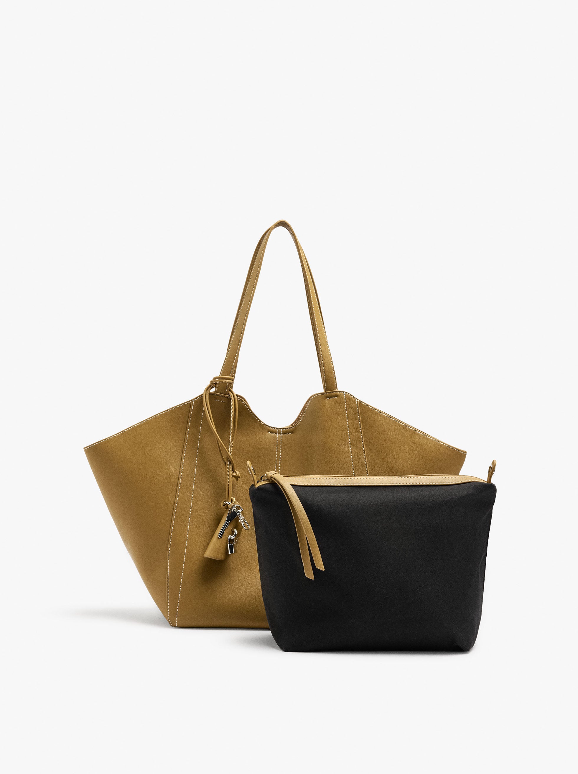 Bolso Shopper Con Bolsa Extraíble