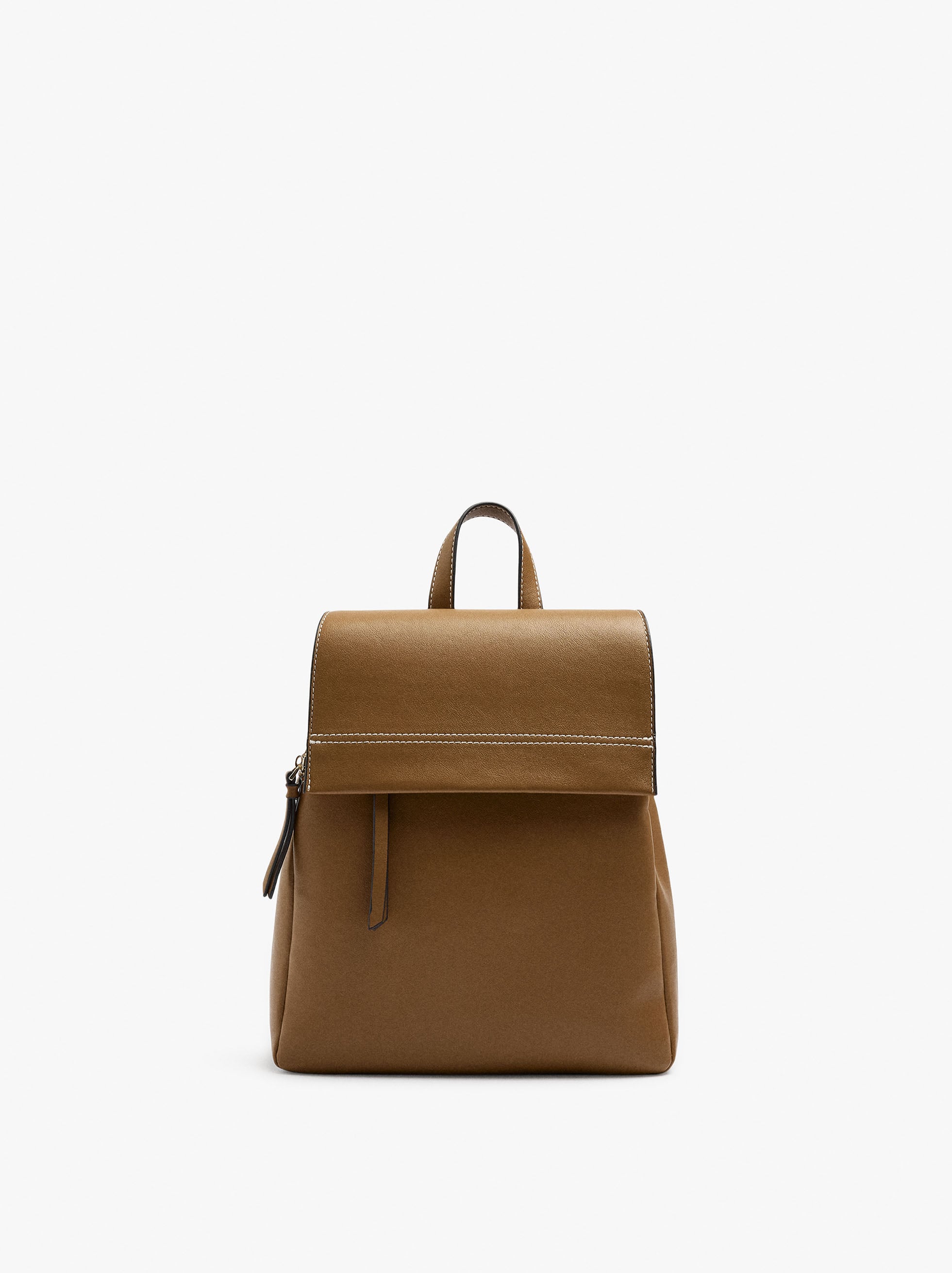Mochila Lisa Con Solapa