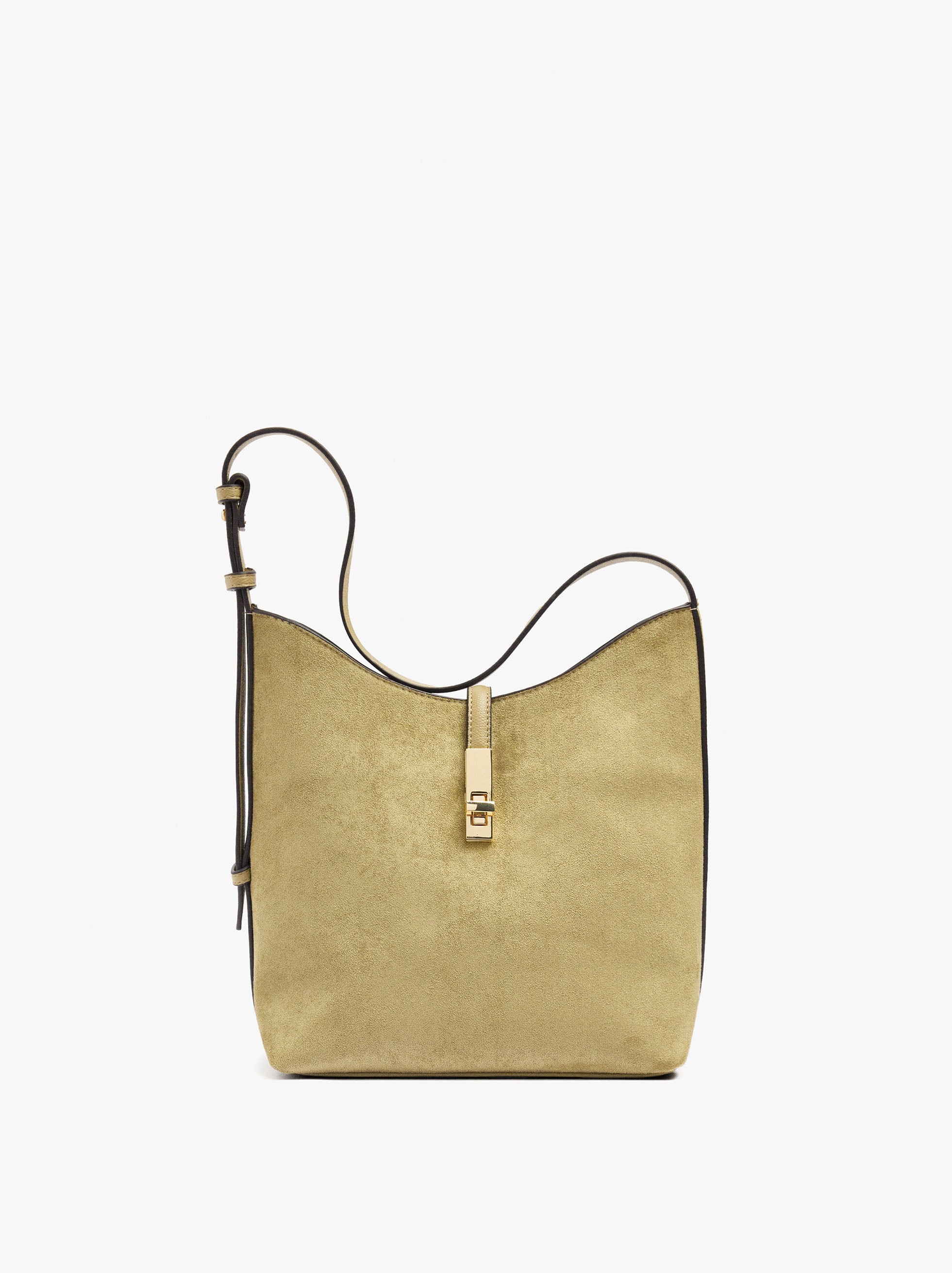 Bolso De Hombro Efecto Piel