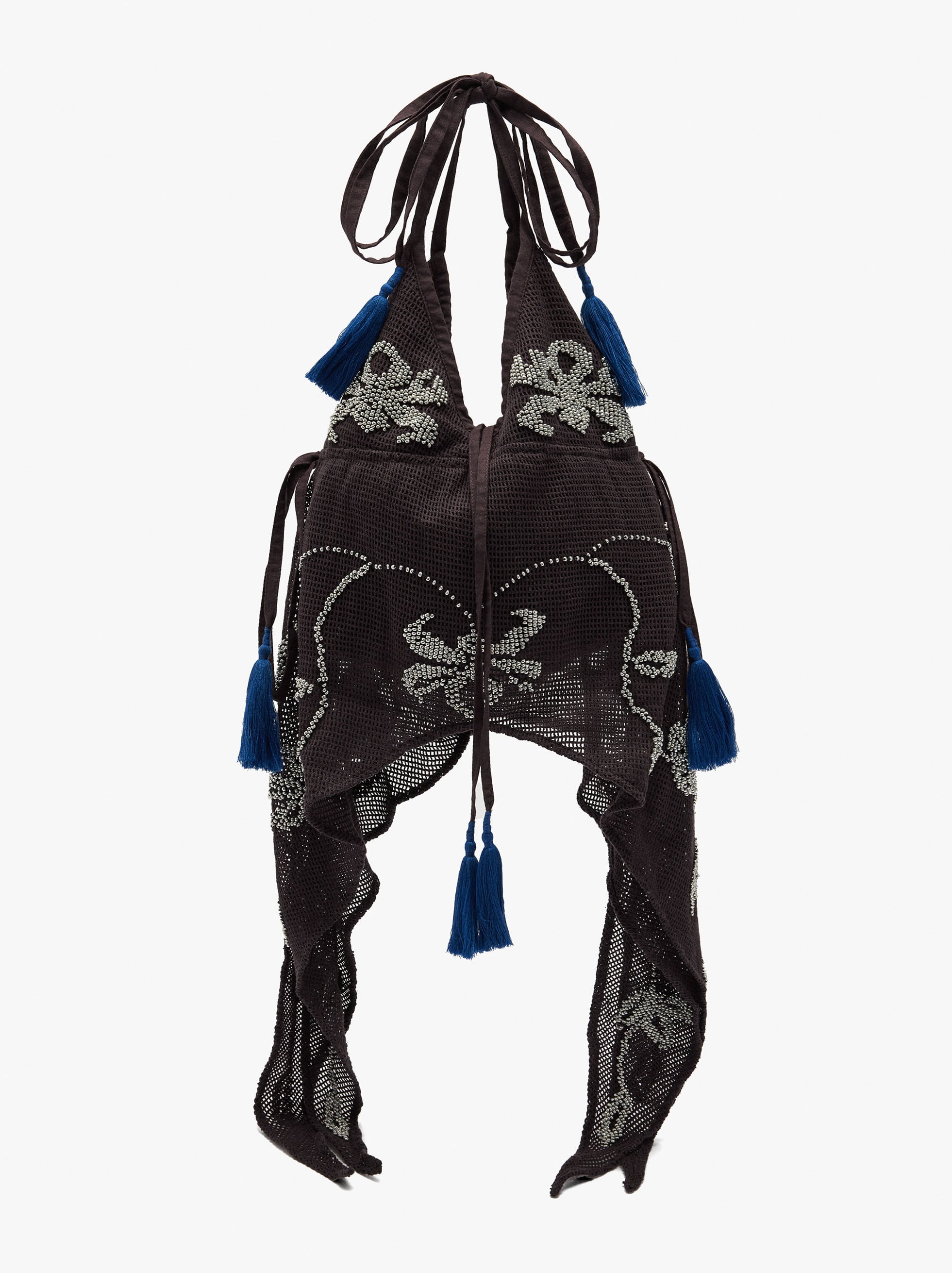 Bolso-Top De Crochet Con Cuentas