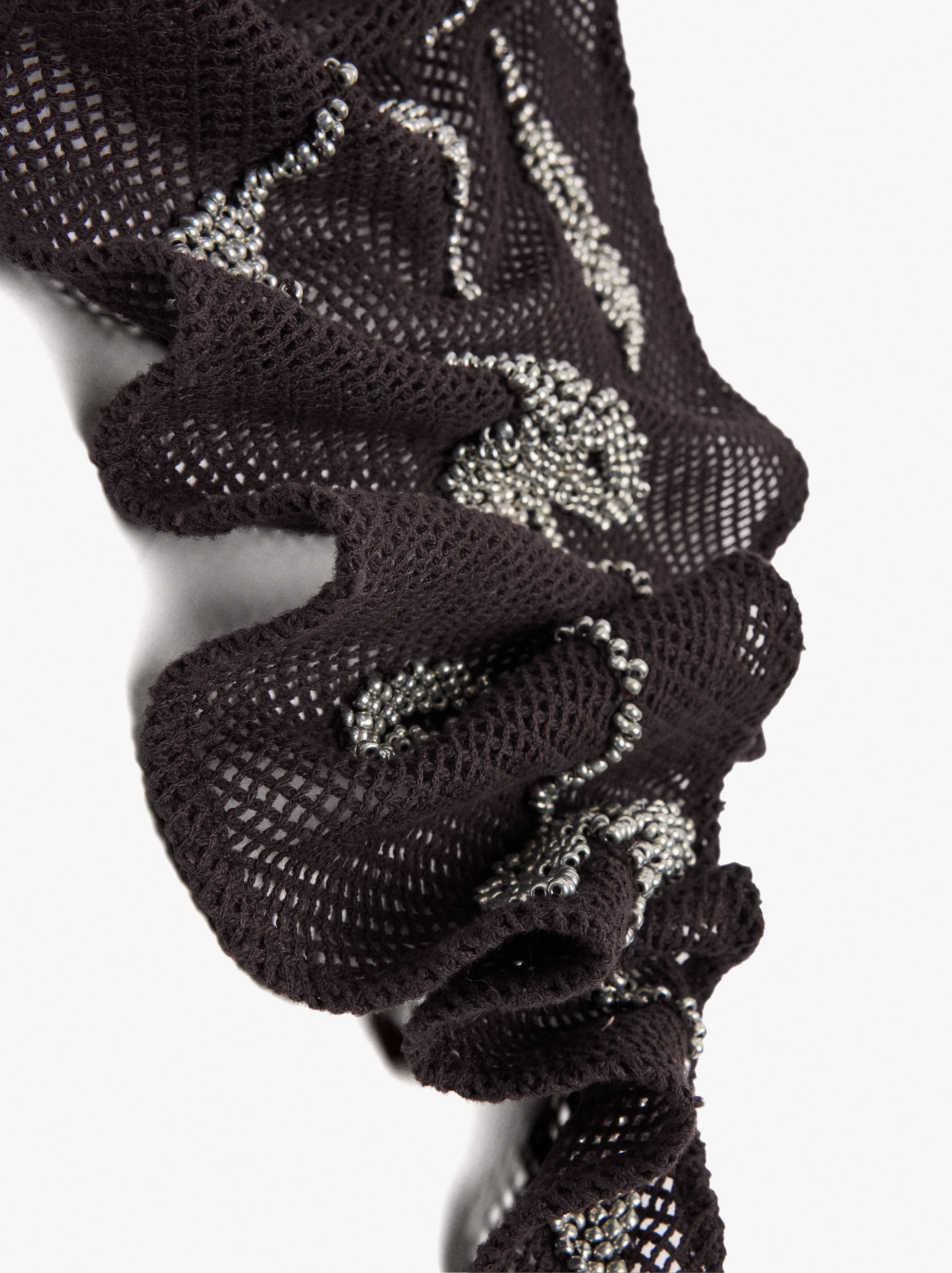 Bolso-Top De Crochet Con Cuentas