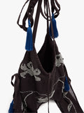 Bolso-Top De Crochet Con Cuentas