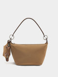 Bolso De Hombro Textura Suave Con Pendiente
