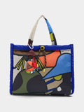 Bolso Shopper Estampado De Nylon