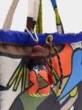 Bolso Shopper Estampado De Nylon