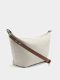 Bolso De Hombro Textura Suave Con Pendiente