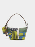 Bolso De Hombro De Nylon Con Pendiente