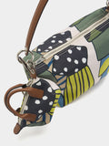 Bolso De Hombro De Nylon Con Pendiente