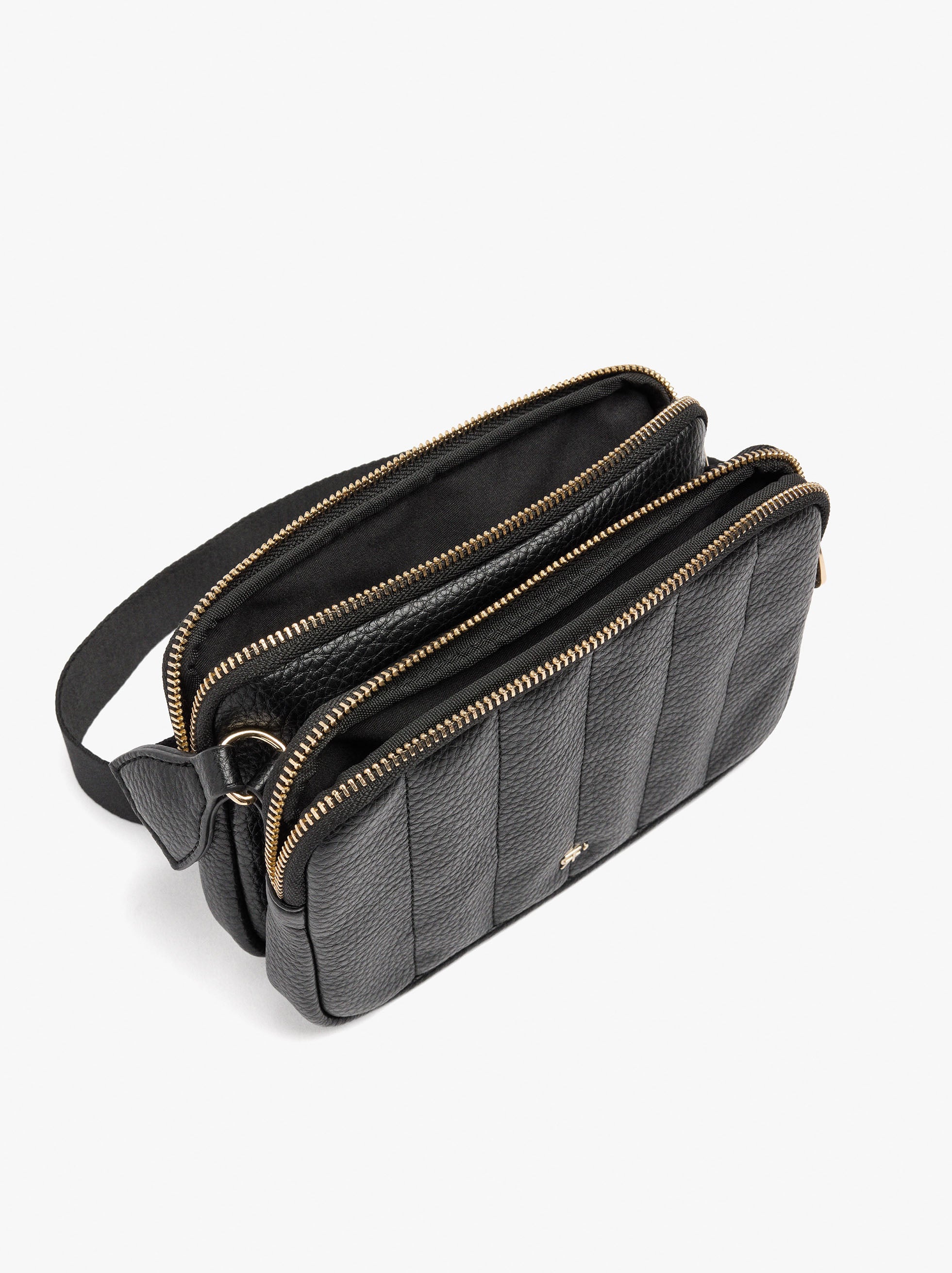 Bolso Bandolera Acolchada Textura Suave