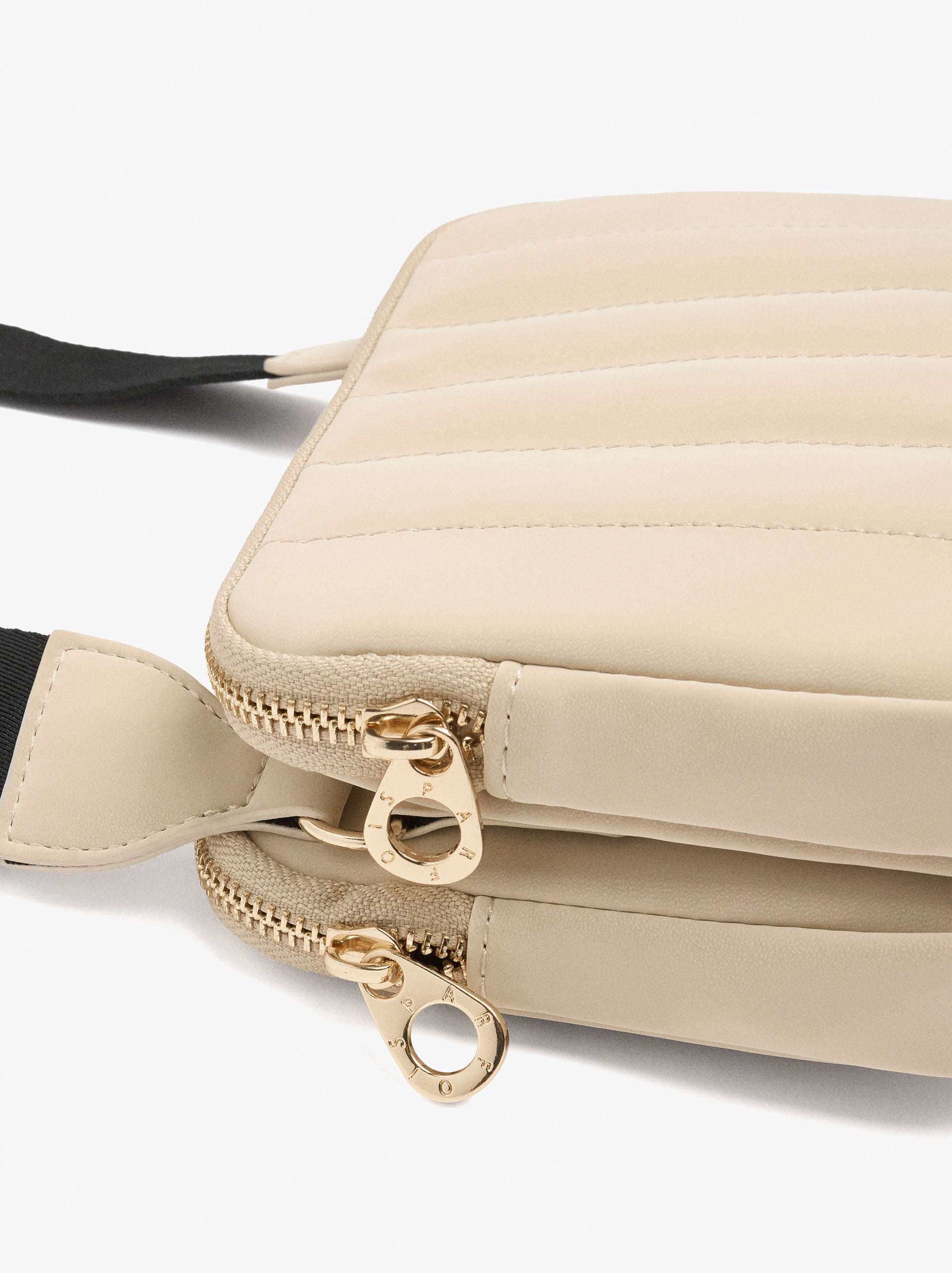 Bolso Bandolera Acolchada Textura Suave