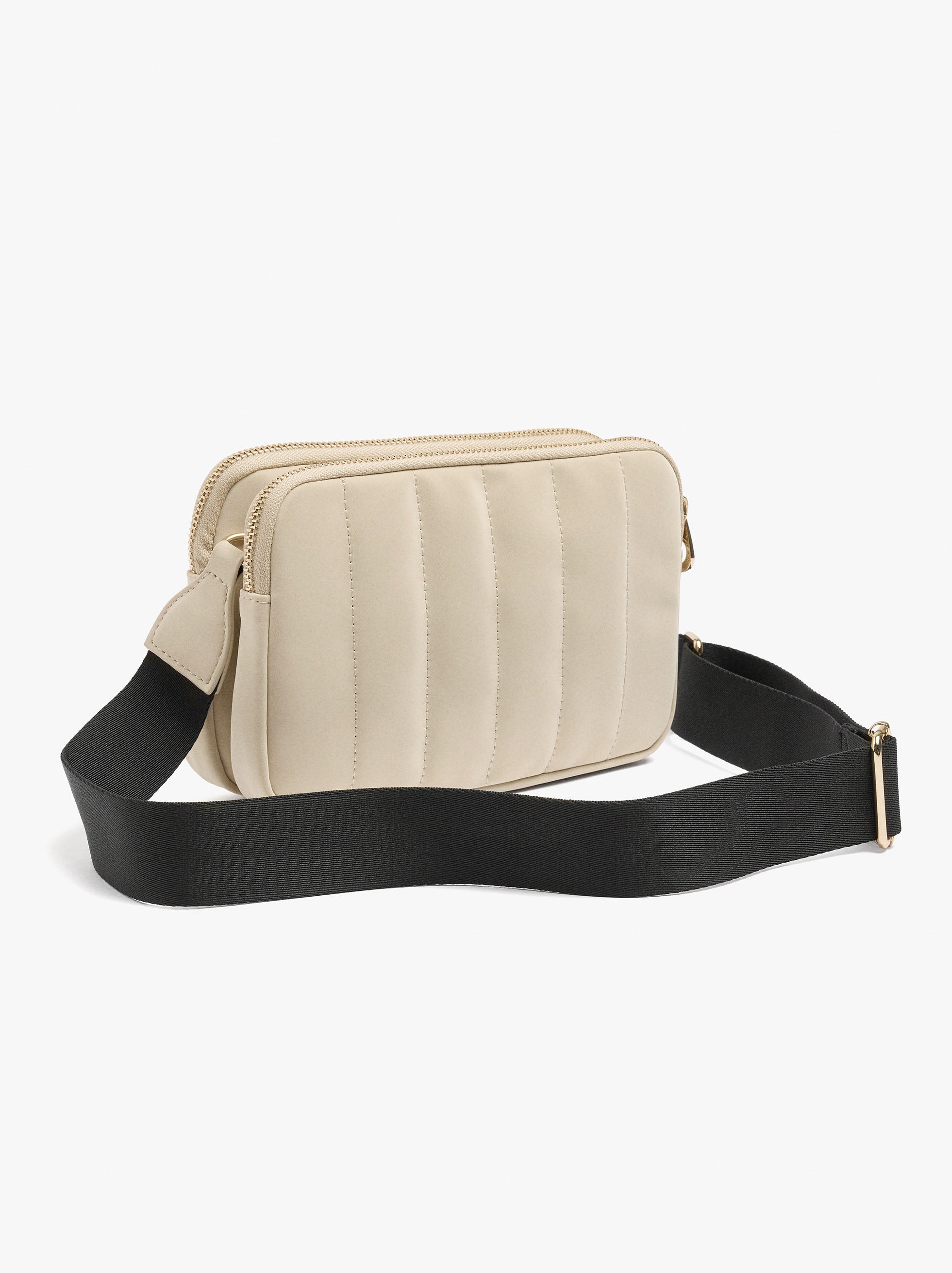 Bolso Bandolera Acolchada Textura Suave