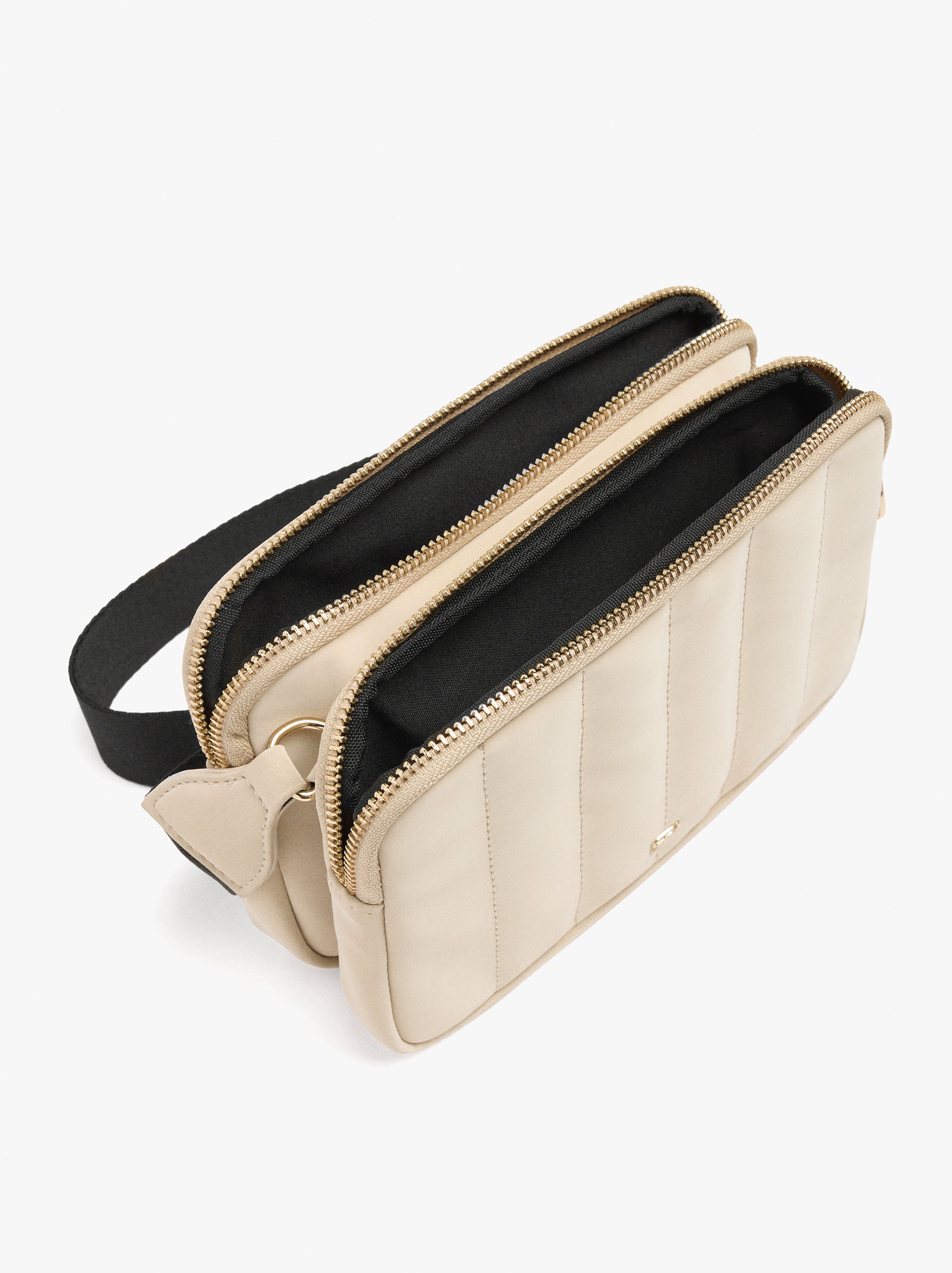 Bolso Bandolera Acolchada Textura Suave
