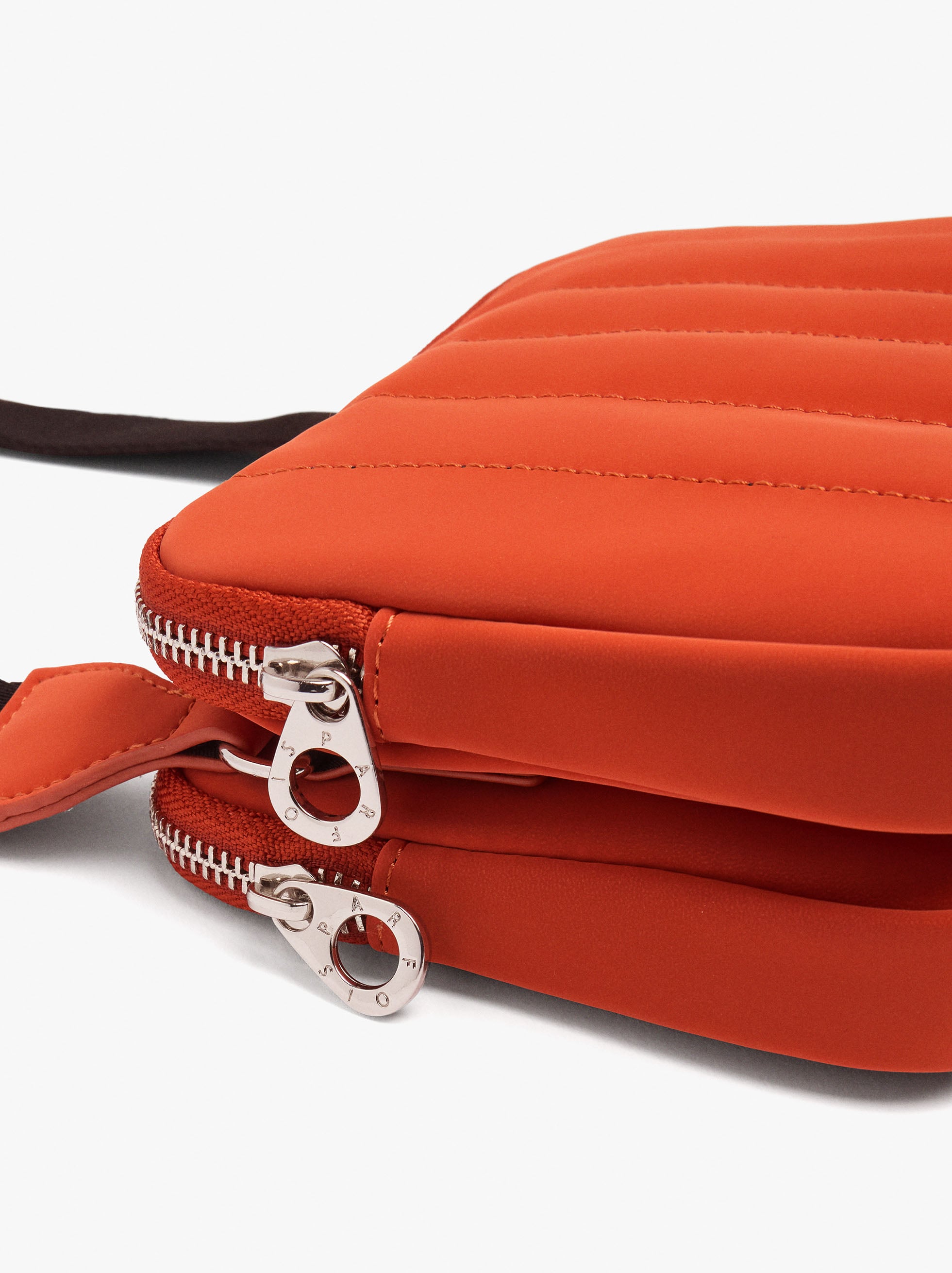 Bolso Bandolera Acolchada Textura Suave