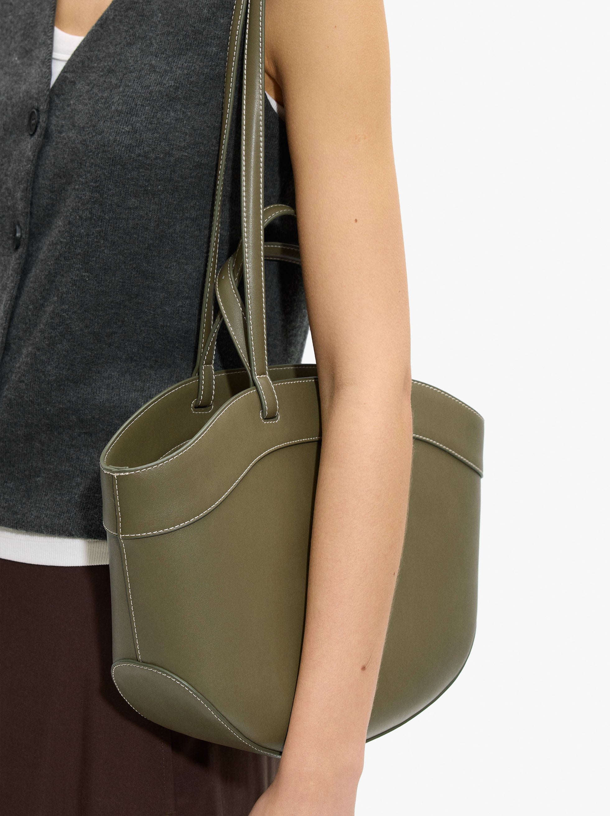 Bolso Tote Con Bolsa Removible