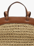 Bolso Shopper Efecto Rafia Con Bolsa Removible