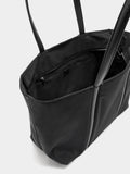 Bolso Shopper De Nylon Con Colgante