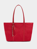 Bolso Shopper De Nylon Con Colgante