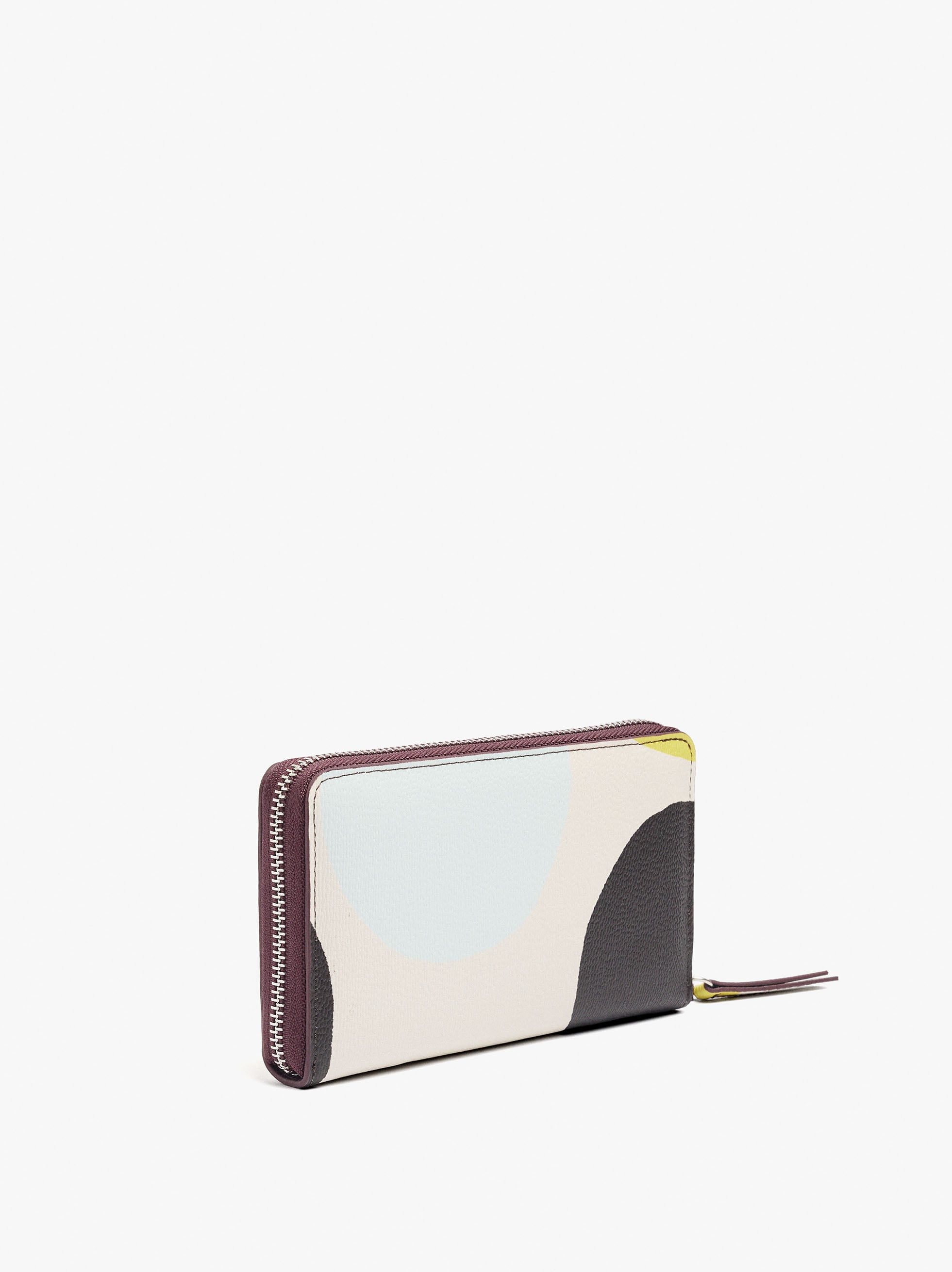 Cartera Estampada Con Textura