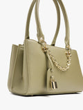 Bolso De Hombro Con Textura Y Colgante