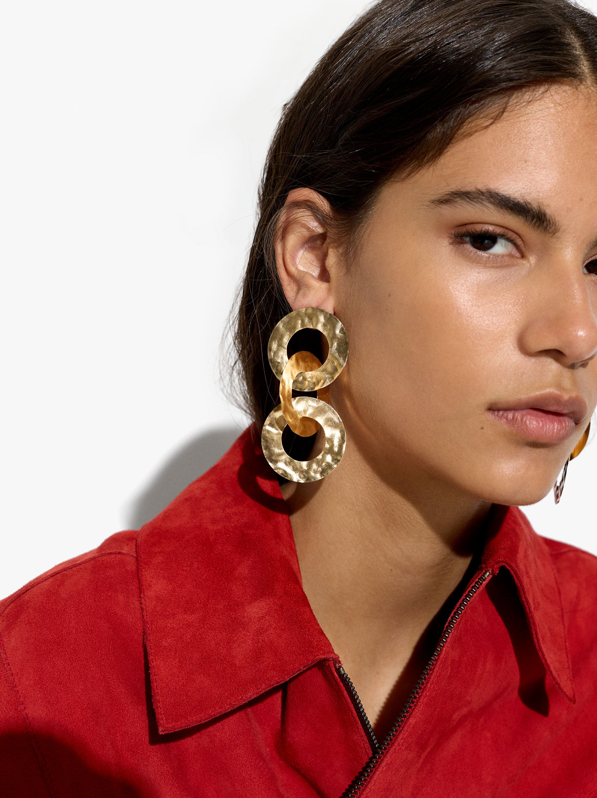 Pendientes Maxi Con Aros Entrelazados