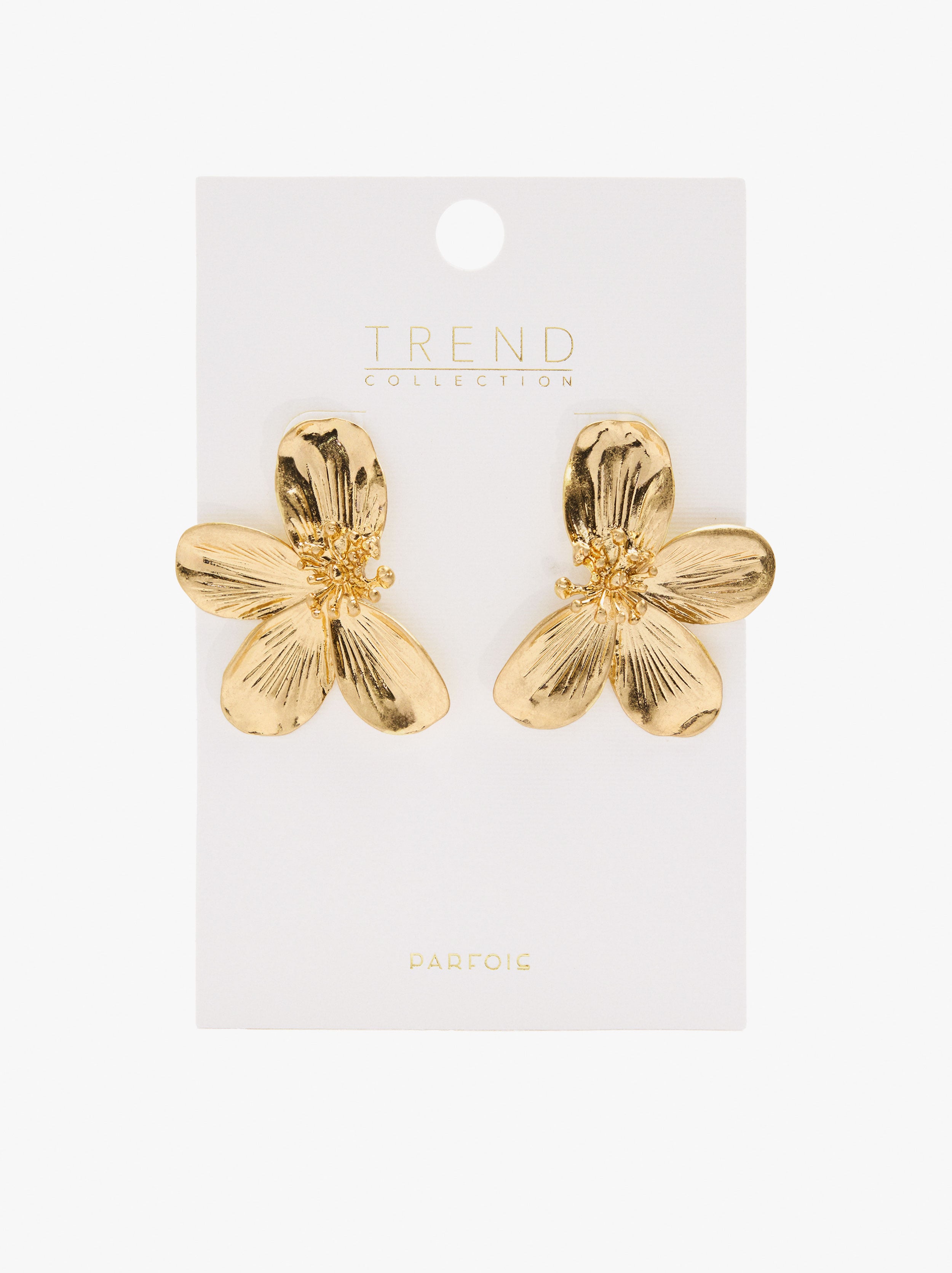 Pendientes Maxi Con Media Flor