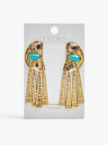 Pendientes Maxi Media Luna Con Piedras