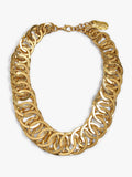 Collar Corto Con Aros Entrelazados