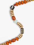 Collar Con Cuentas Efecto Vidrio