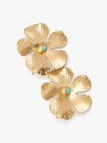 Pendientes Maxi Flor Con Piedra
