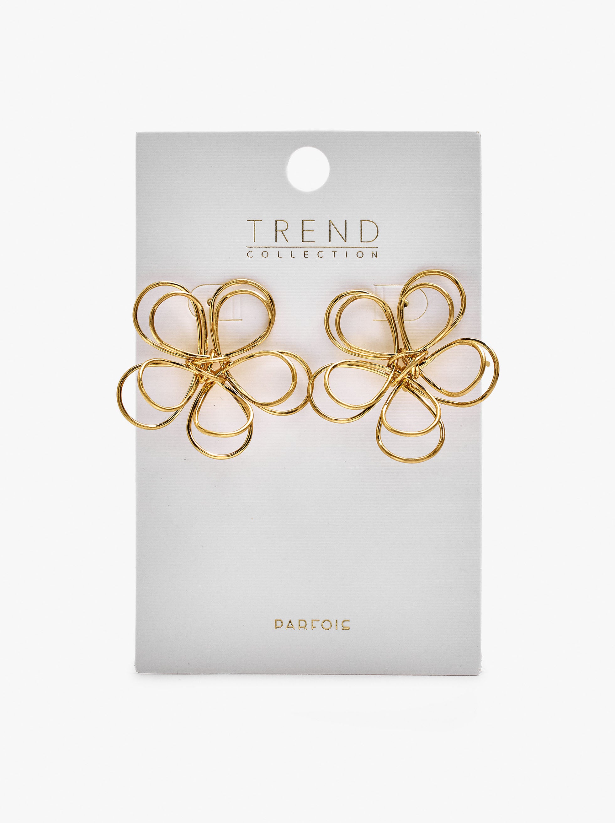 Pendientes Maxi Con Flor Doble