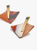 Pendientes Maxi Con Barras Y Rombos