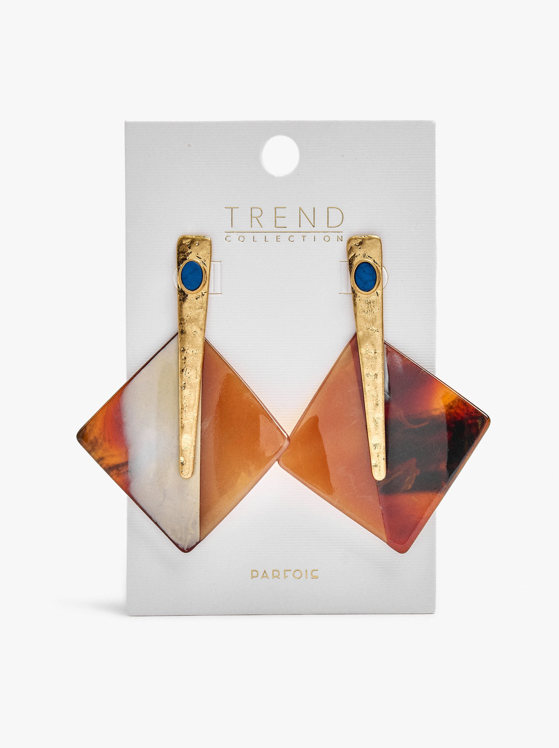 Pendientes Maxi Con Barras Y Rombos