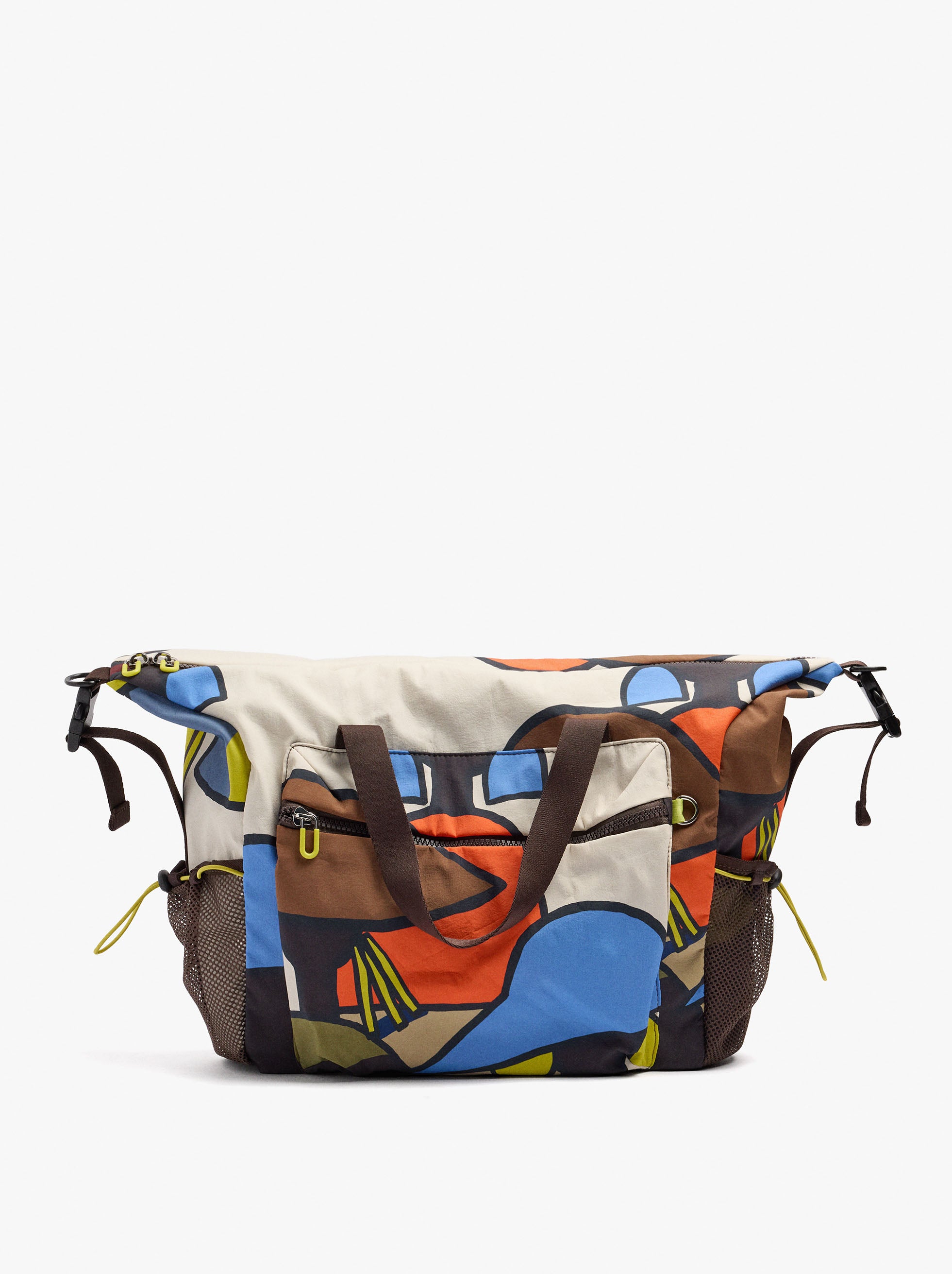 Bolso De Deporte Estampado De Nylon