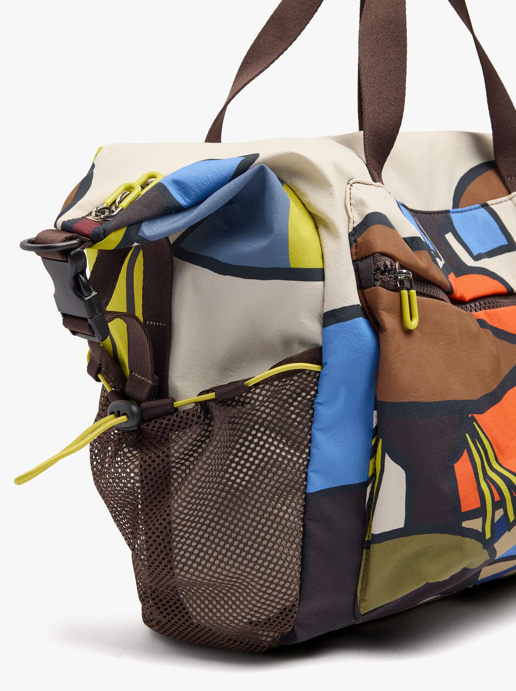 Bolso De Deporte Estampado De Nylon