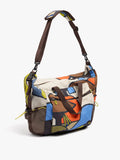 Bolso De Deporte Estampado De Nylon