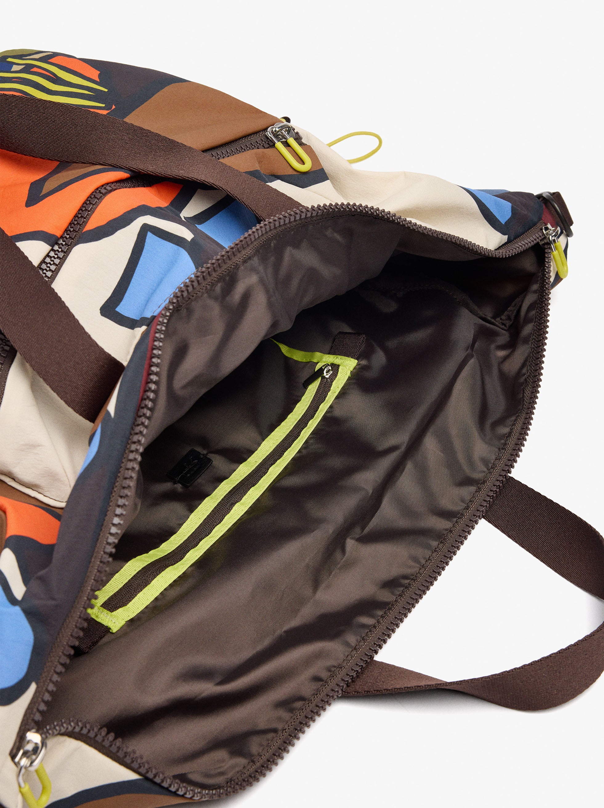 Bolso De Deporte Estampado De Nylon