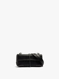 Bolso De Hombro Con Solapa Y Tachuelas