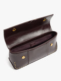 Bolso De Hombro Con Solapa Y Tachuelas