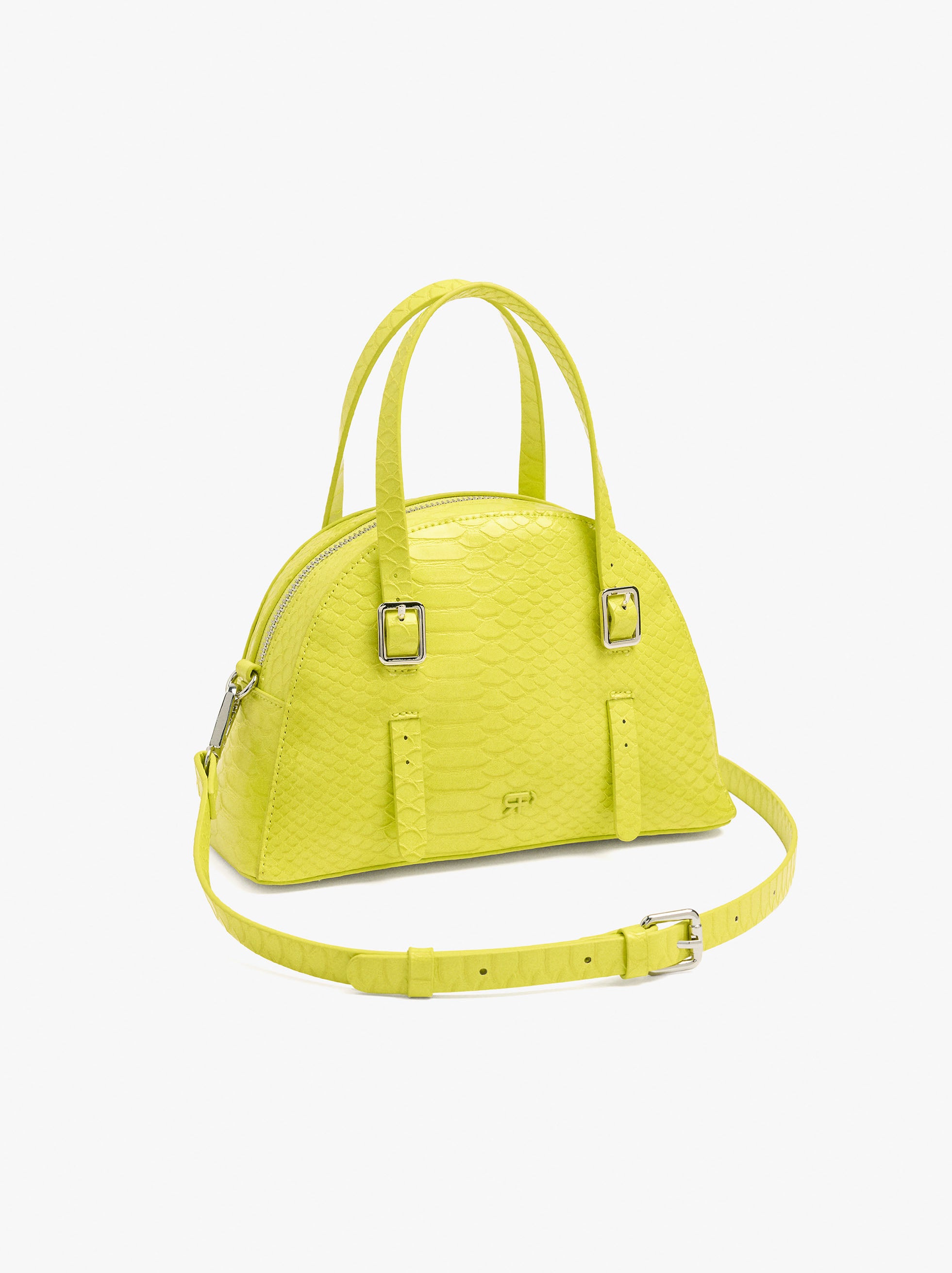 Bolso Tote Redondeado Con Textura