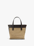 Bolso Tote Efecto Rafia Con Bandolera