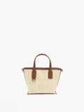 Bolso Tote Efecto Rafia Con Bandolera