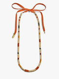 Collar Largo Cuentas De Piedra