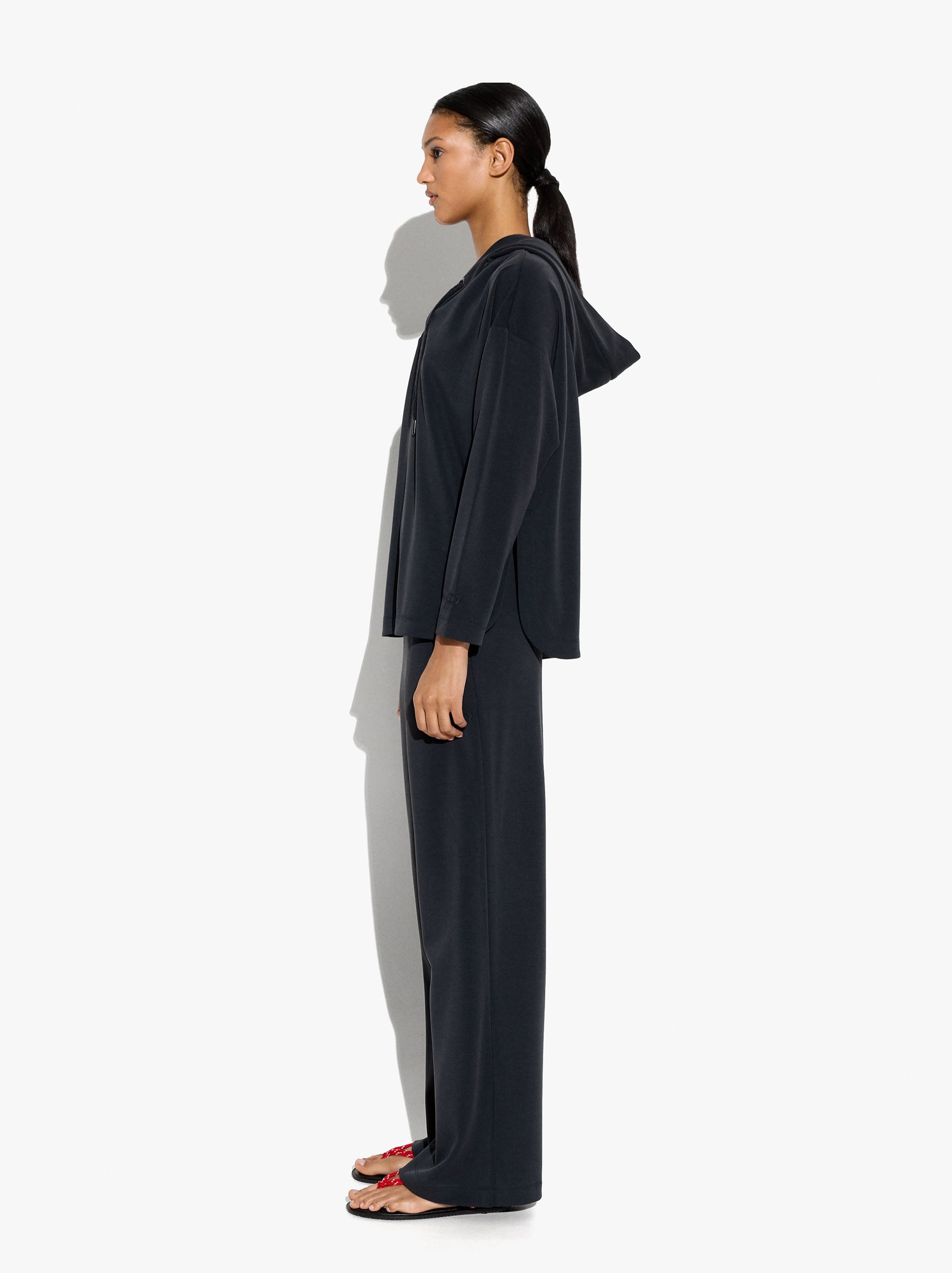 Pantalón Fluido Con Cintura Elástica Tacto Suave