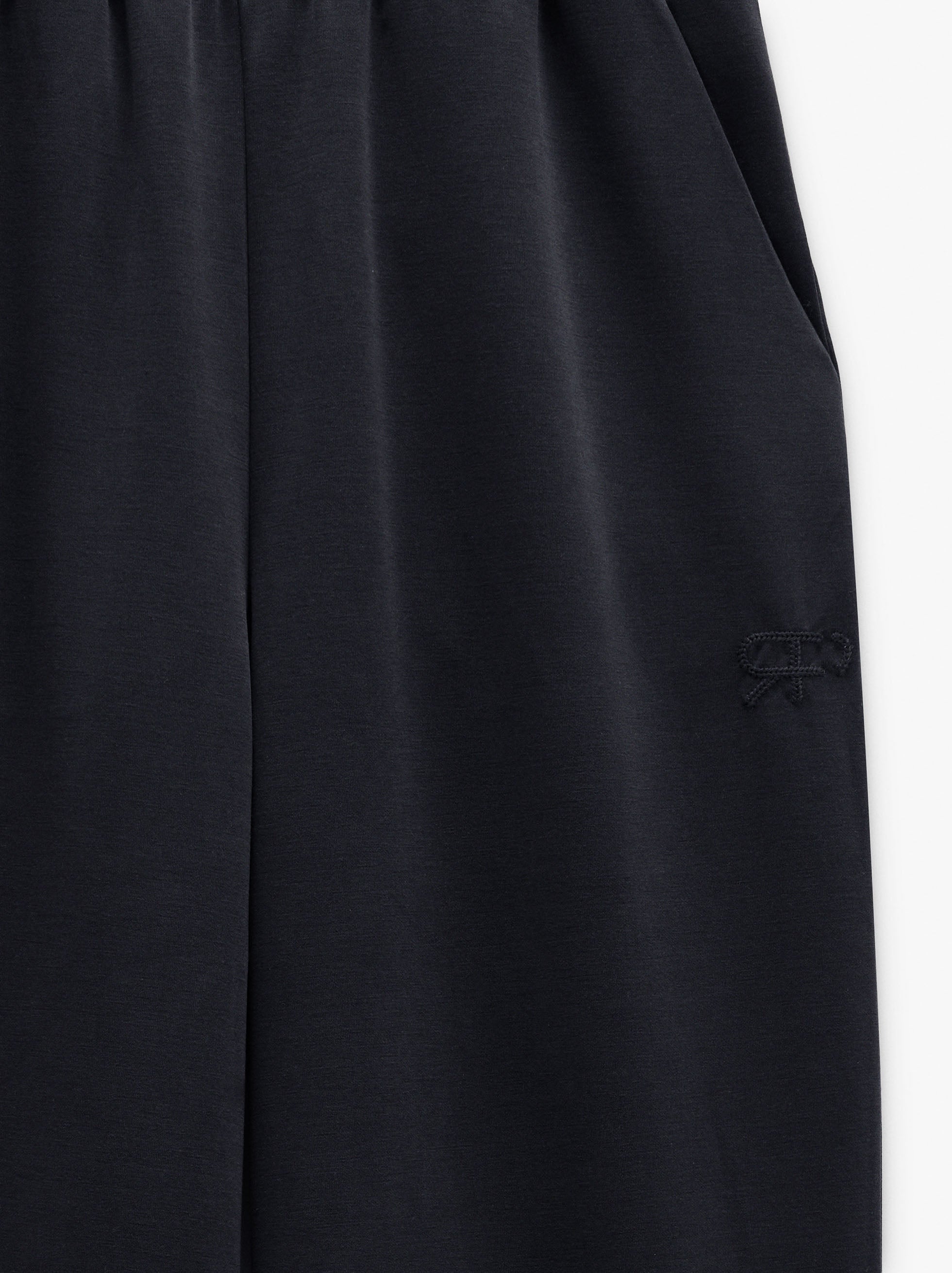 Pantalón Fluido Con Cintura Elástica Tacto Suave