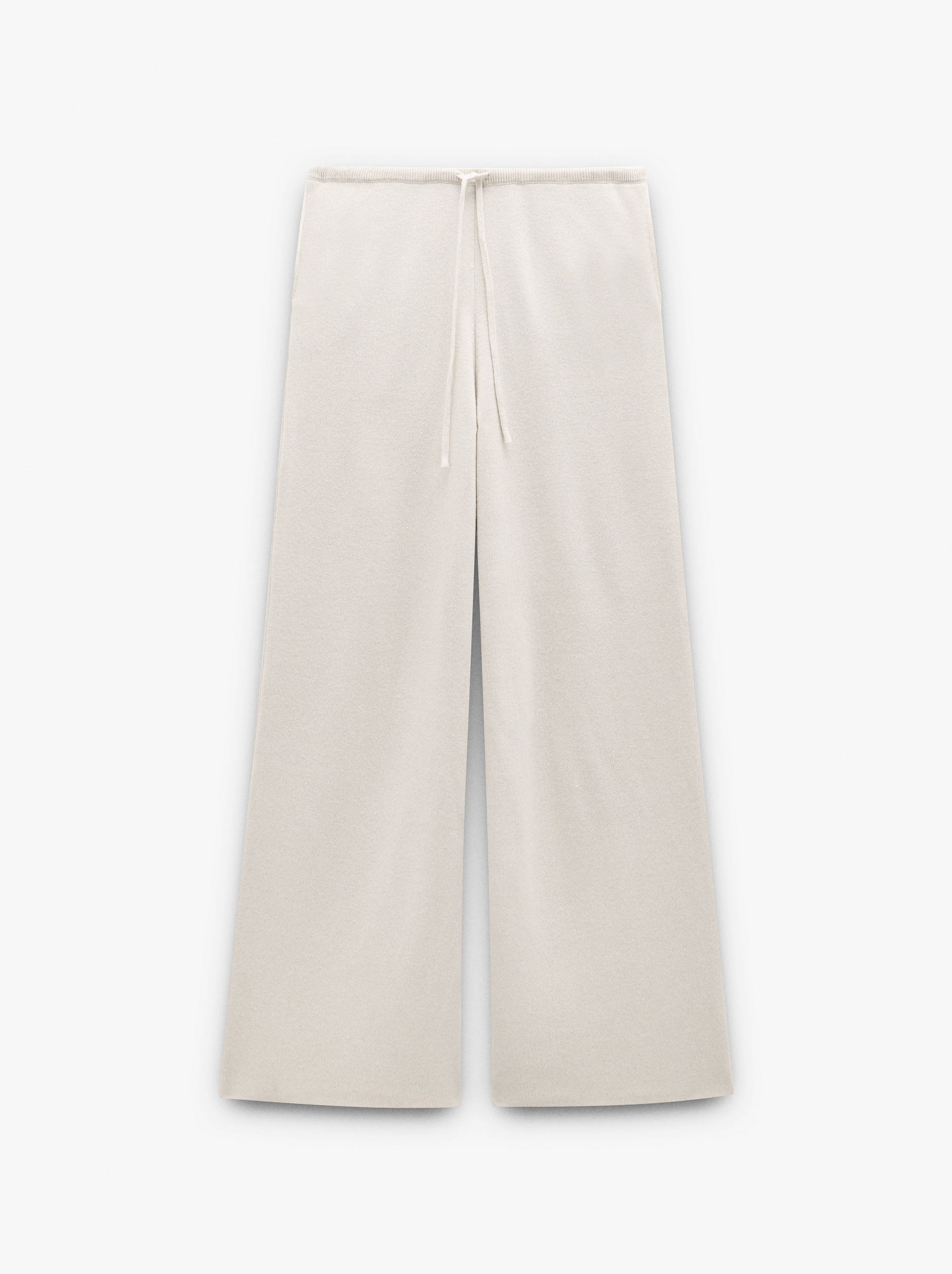 Pantalón De Punto Liso