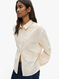 Camisa Con Bordados 100% Algodón