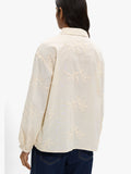 Camisa Con Bordados 100% Algodón