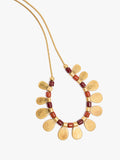 Collar Con Cuentas Y Medallas