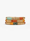 Set De Pulseras Elásticas Cuentas De Piedra