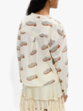Blusa Con Estampado De Socas 100% Algodón